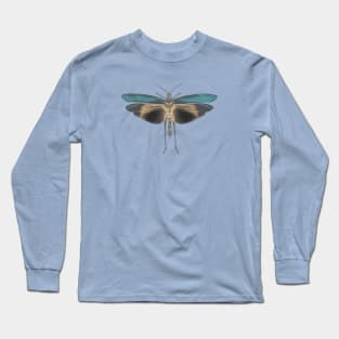 Moth in Pastel Colors Long Sleeve T-Shirt